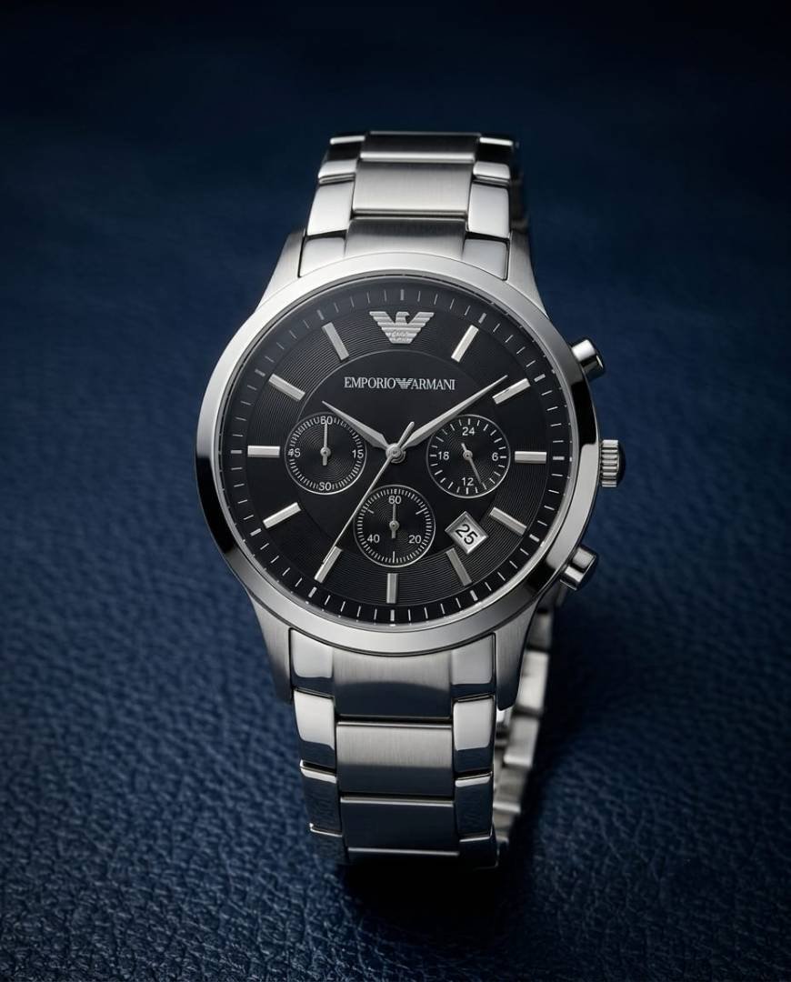Emporio Armaan_i Classic Silver-Black Main image