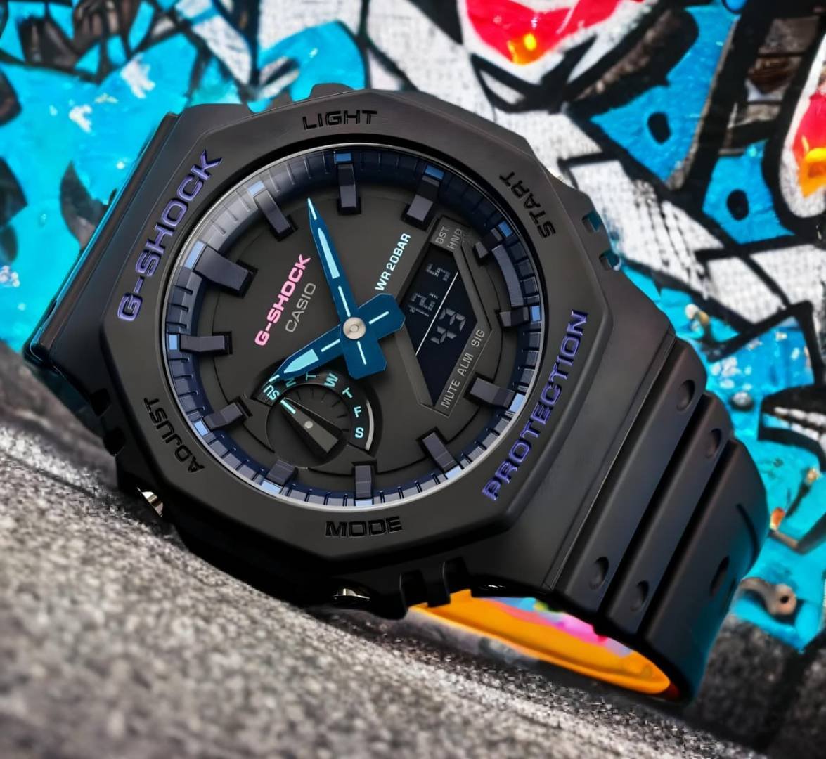 Casio g shock ga2100 Rainbow Main image