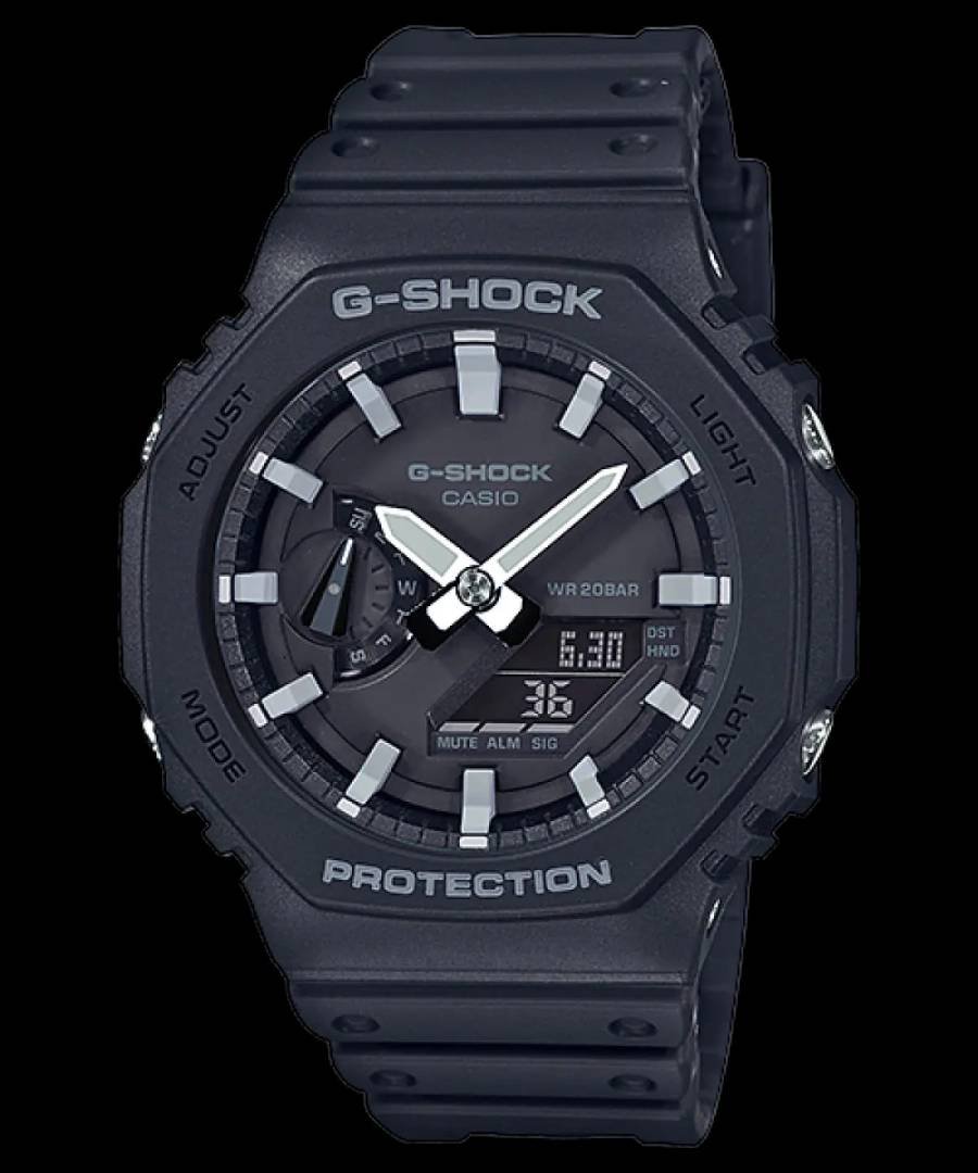 Casio g shock ga2100 black and white