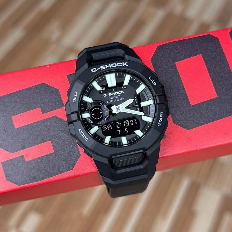 Casio G Shock GBA-950-2A Full Black White Needles Main image