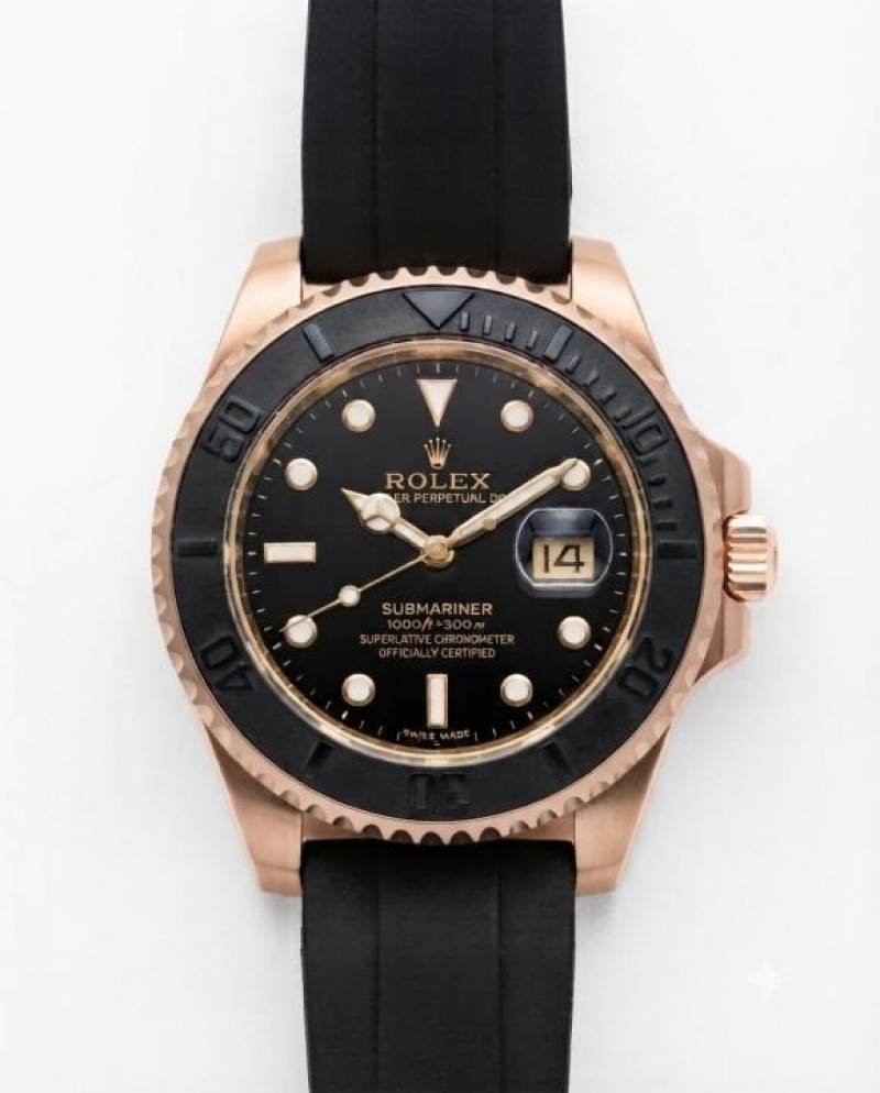 Rolee_x Yacht-Master copper black dail