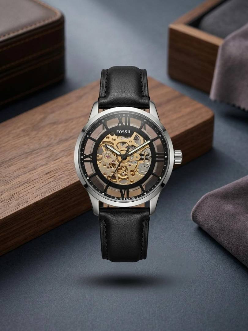 Fossiilll Townsman Leather Automatic Watch 488
