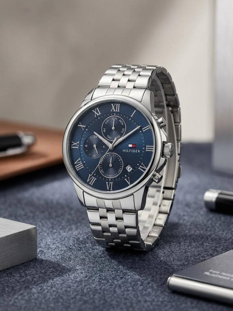 Tommy_Hillfiger_Chronograph Silver Blue 351