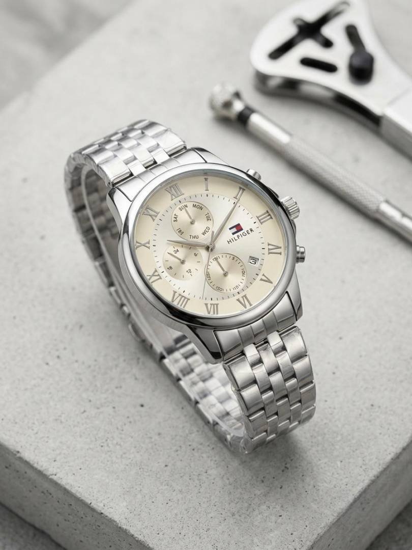 Tommy_Hillfiger_Chronograph Silver White 354 Main image