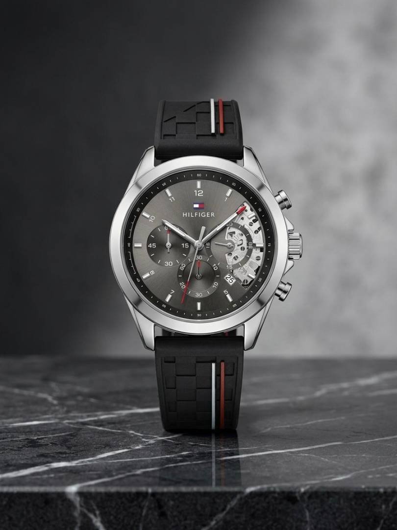 Tommmy Hilfige_r Decker Silver Black 439