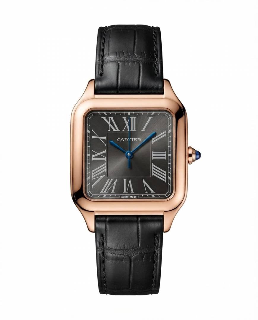 Cartiee_r Santos Dumont Square Copper Black Dial Main image