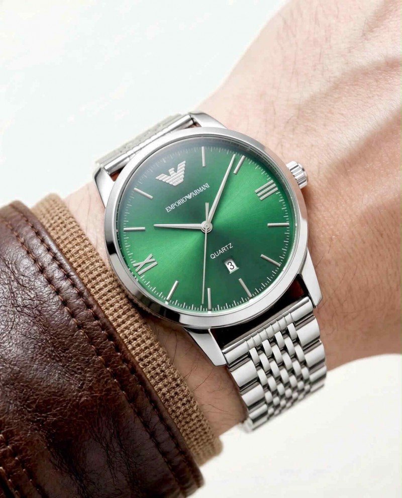 EMPORIO_ARMAANI_SILVER-GREEN Main image
