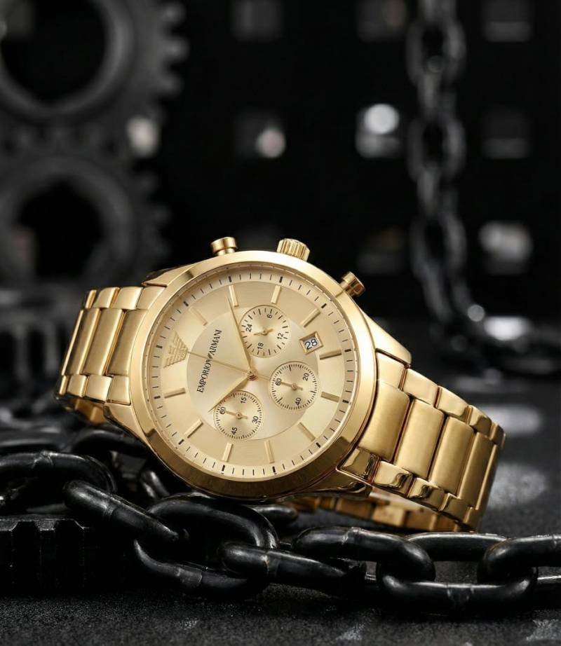 Emporio Armaan_i Classic Gold-Gold Main image