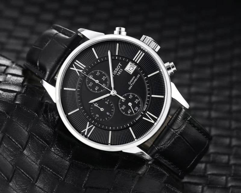Tissoo_t 1853 Chemin Black-Silver-Black