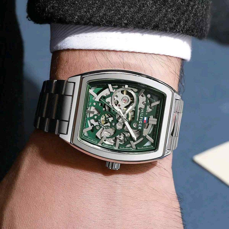 TOMMY_AUTO_SILVER_GREEN Main image