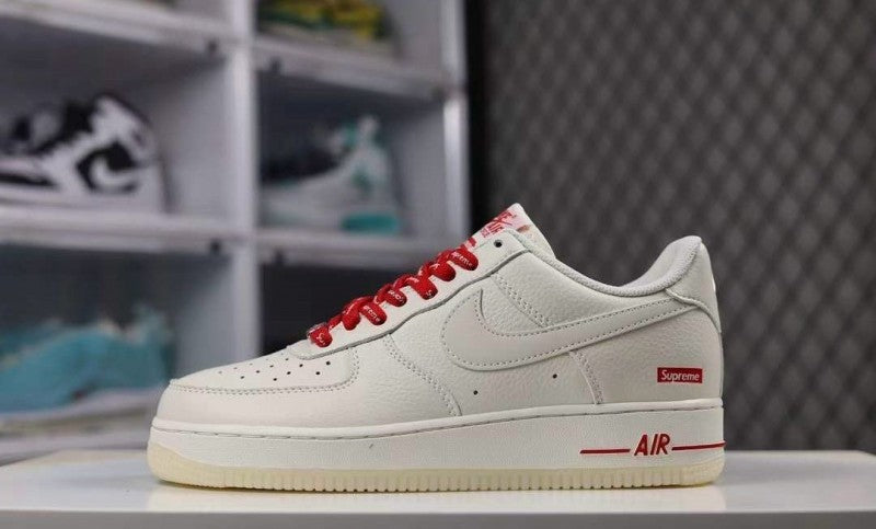 Nike AirForce 1 X Supreme CREAM RED (FIX) Main image