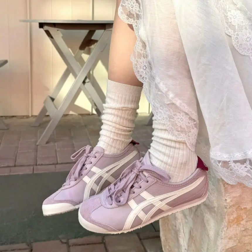 Onitsuka Tiger Mexico 66 Light Cherry  Soft Purple  7A Premium Ladies Sneakers D-2107 Main image