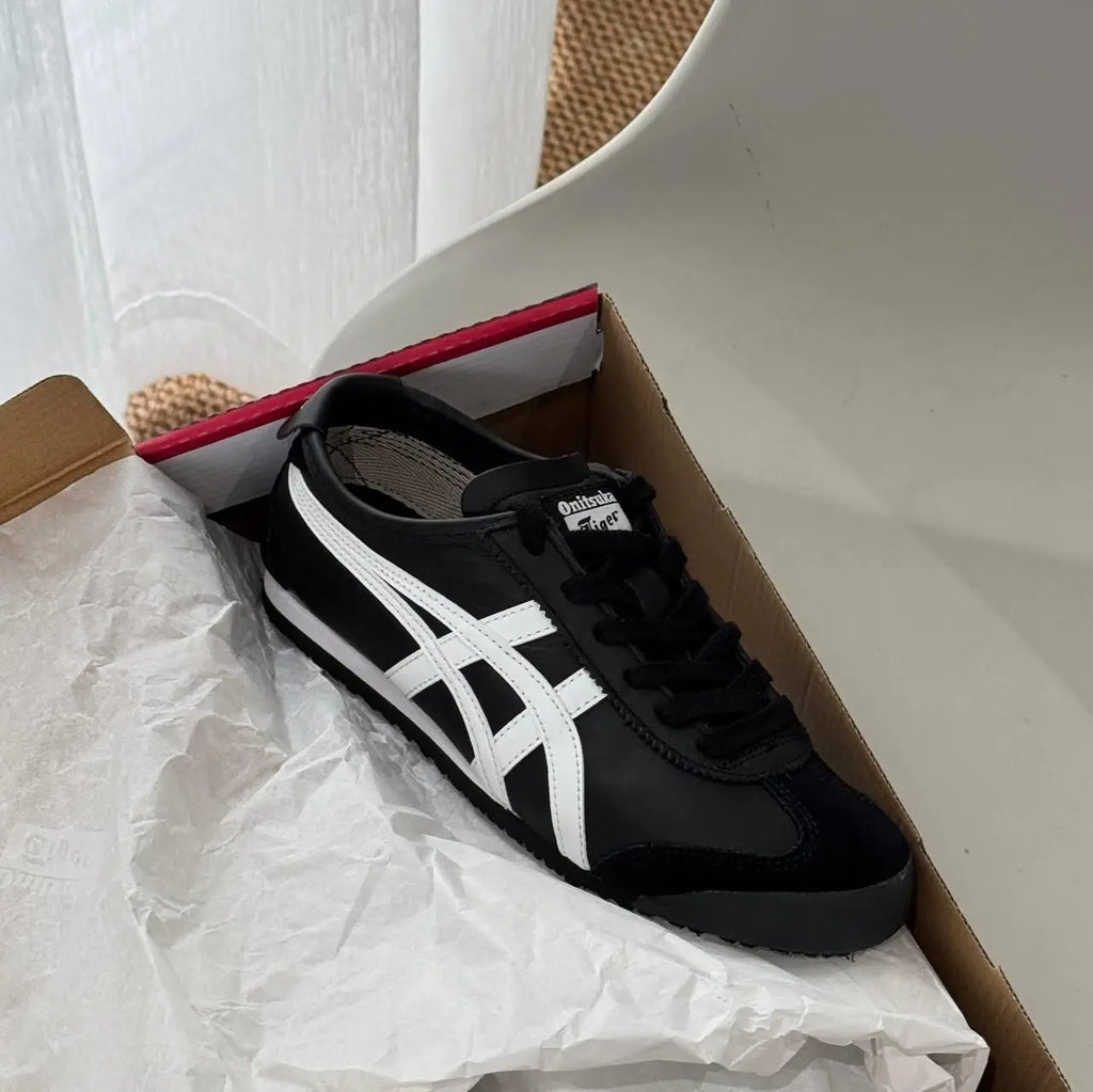 Onitsuka Tiger Mexico 66 Black white for girls D-1873