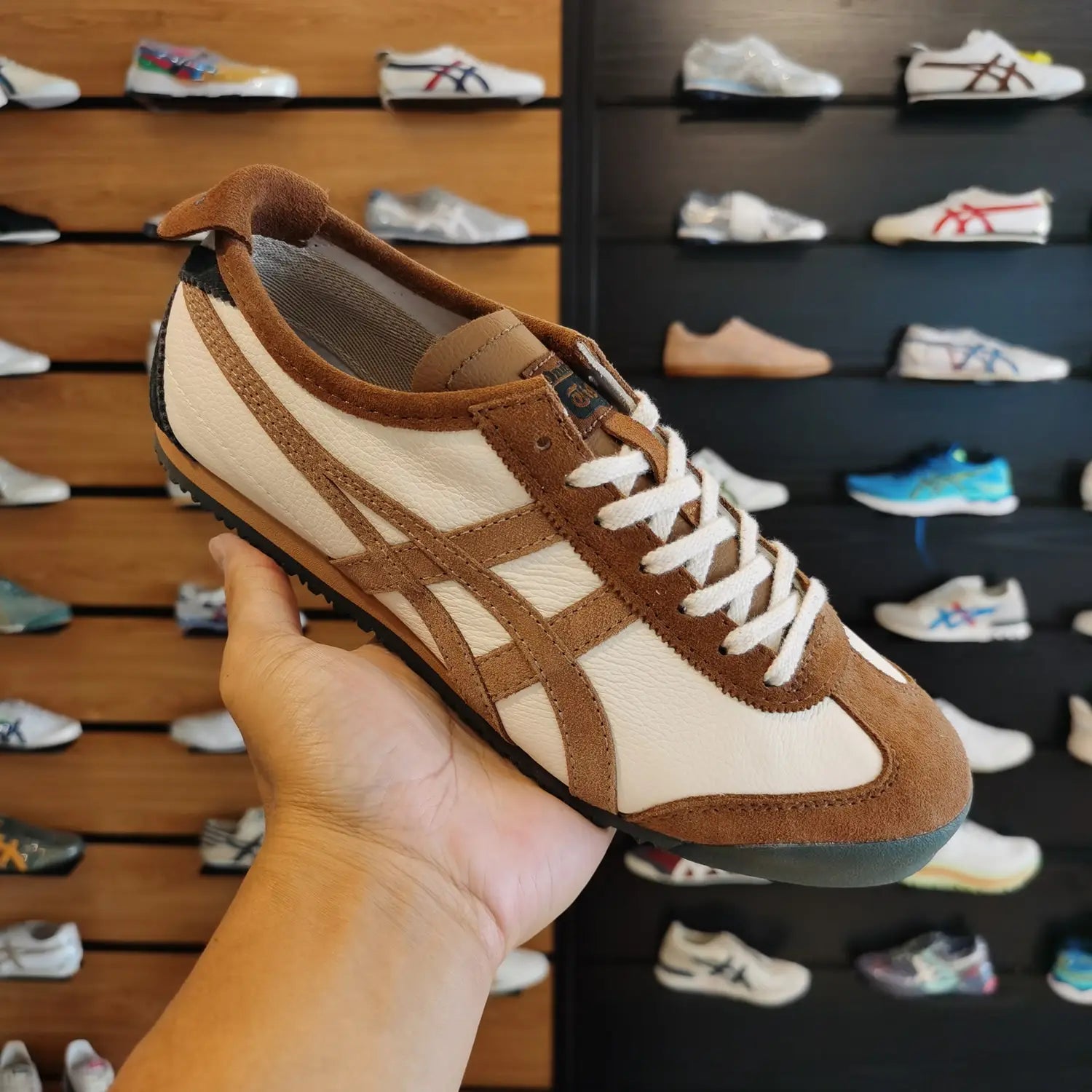 Onitsuk_a Tiger Mexico 66 Cacao Brown  Mens 7A Premium First Copy (D-1852) Main image