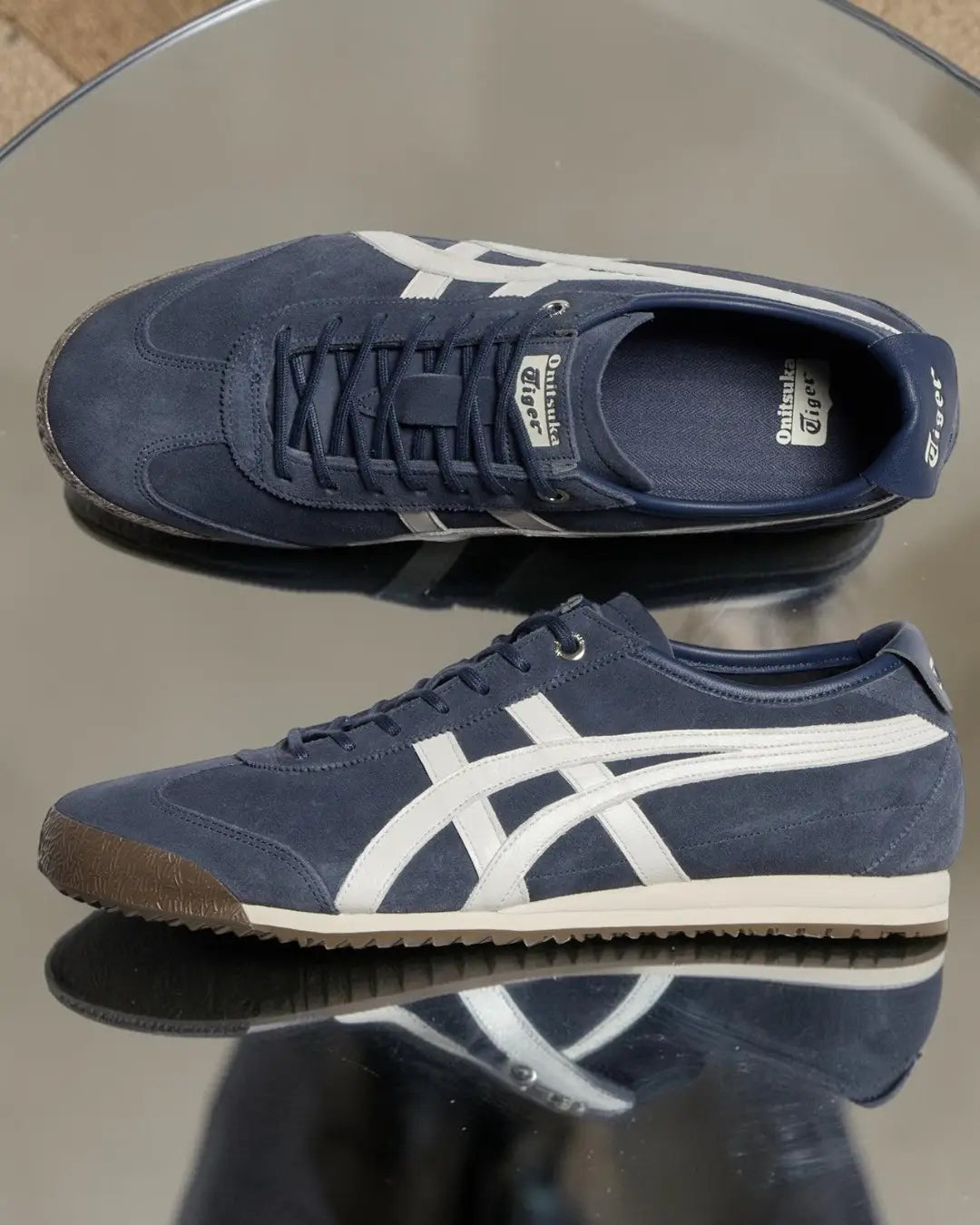 Onitsuka Tiger Mexico 66 SD Iron Navy Cream 7A Premium Mens Sneakers D-2100 Secondary image