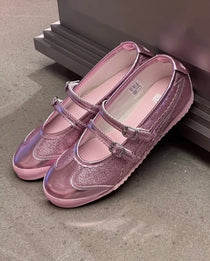 Onitsuka Tiger Mexico 66 TGRS Pink Cameo  7A Premium Ladies Sneakers D-2095
