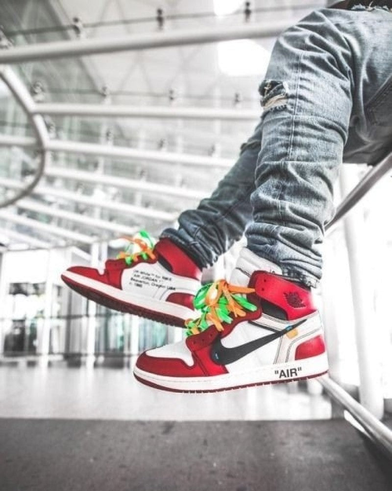 Nike Air Jordan Retro 1 X OFF WHITE RED Main image