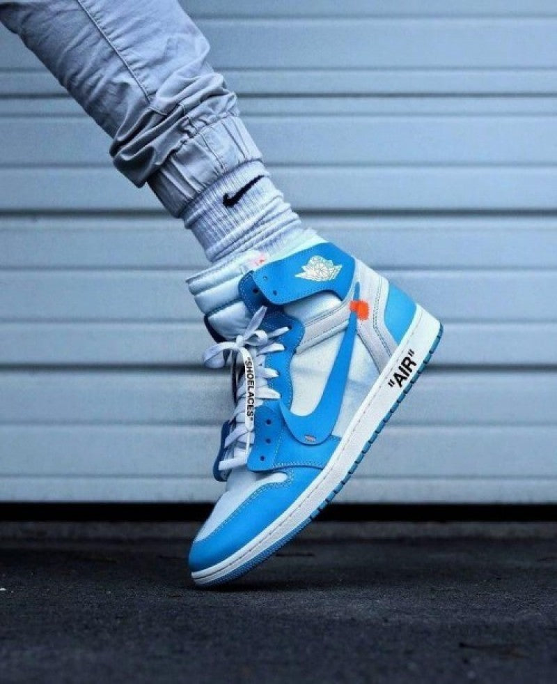Nike Air Jordan Retro 1 X OFF WHITE BLUE Main image