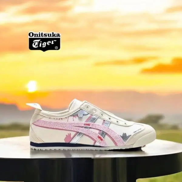 Onitsuk_a Tiger x Panda Prank Pink Slip-On  7A Premium  Full Accessories (D-1790) Main image