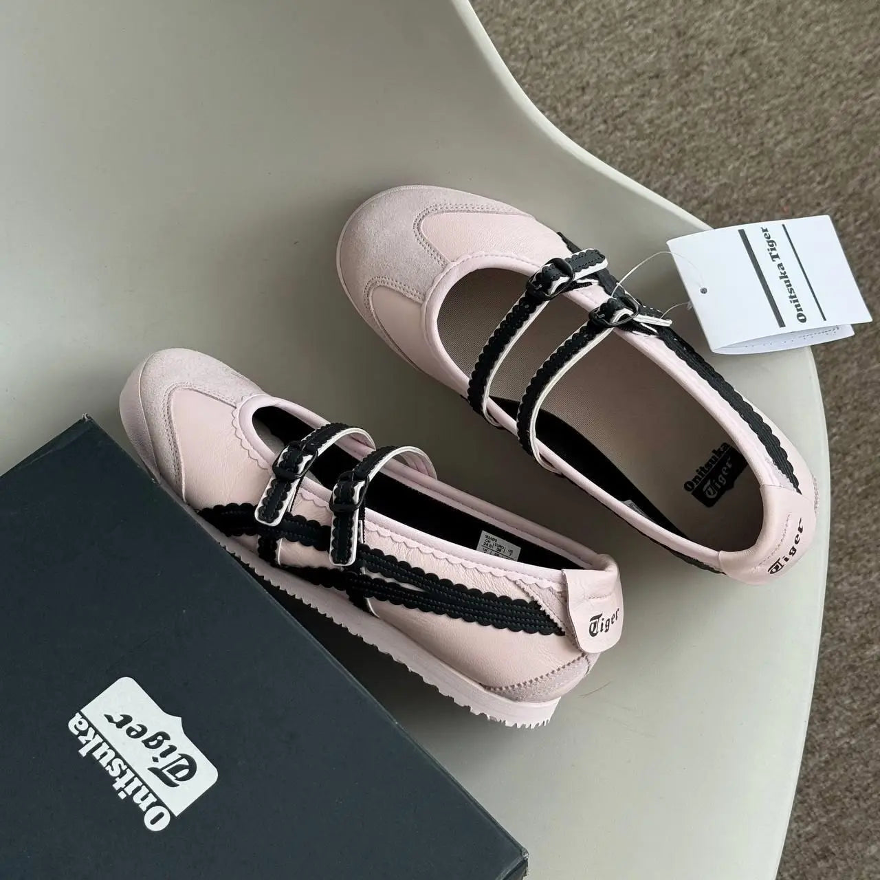 Onitsuka Tiger Mexico 66 TGRS Crystal Pink  7A Premium Ladies Sneakers D-2091