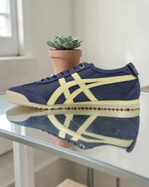Onitsuka Tiger Mexico 66 SD VIN Peacoat Wheat Yellow 7A Premium Mens Sneakers D-2088