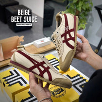 Onitsuka Tiger Mexico 66 SD Beige Beet Juice 7A Premium Ladies Sneakers D-2087