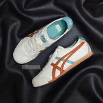 Onitsuka Tiger Mexico 66 Cream Piquant Orange Girls D-1884
