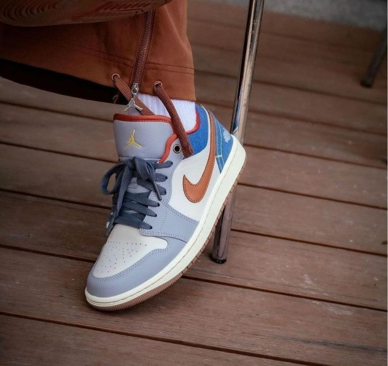 Nike Air Jordan 1 Low Phantom REPAIRED DENIM Main image