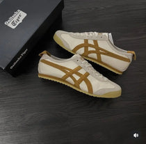 Onitsuka Tiger Mexico 66 Vintage White Brown Girls D-1886