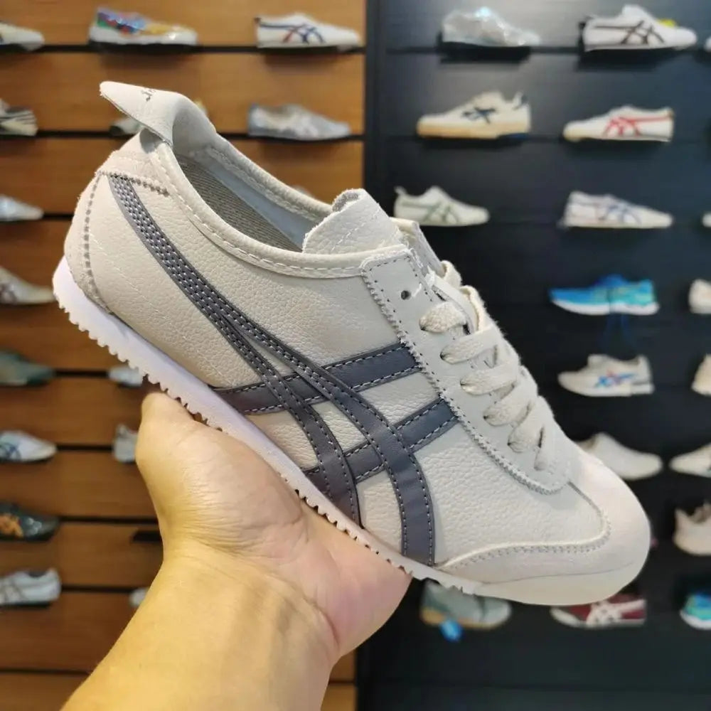 Onitsuka Tiger Mexico 66 Beige Grey for Girls  7A Premium Quality D-2014 Main image