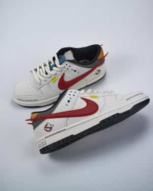 Nike Dunk Low GHOSTBUSTERS X Custom Sail RED BLACK Main image