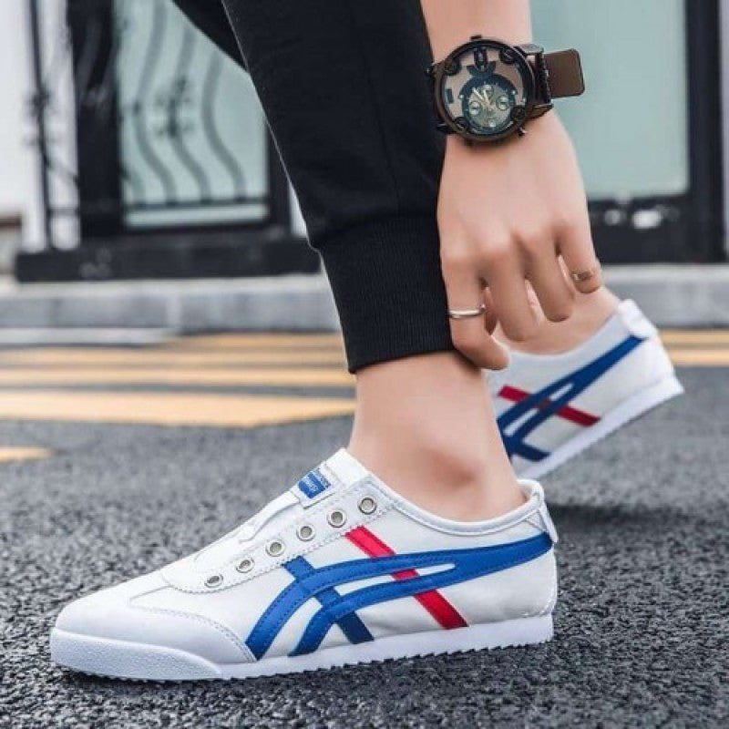 Onitsuka Tiger Slip On WHITE BLUE RED (FIX) Main image