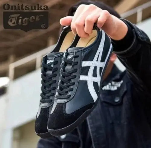 Onitsuk_a  Tiger Mexico 66 Black White Mens 7A Premium D-1837 Main image