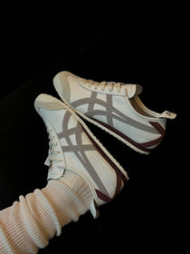 Onitsuka Tiger Mexico 66 Grey White Burgundy Mens Premium D-1912