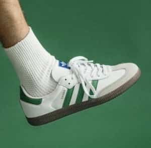 Adidas-Samba-White-Green-Women-Sneakers-Fixx Main image