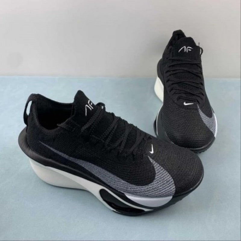 Nike Mens Air Zoom Alphafly 3 Running Shoes BLACK WHITE