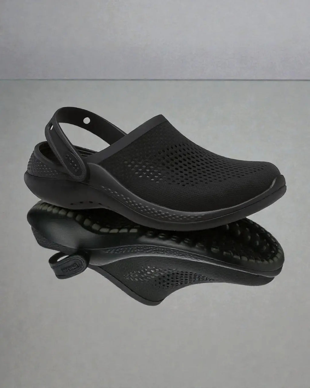 Crocs Literide 360 Clogs Full Black 7A Premium Mens Clogs D-1701