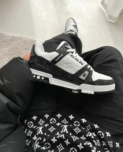 Louis Vuitton LV Trainer BLACK DENIM Women s Main image