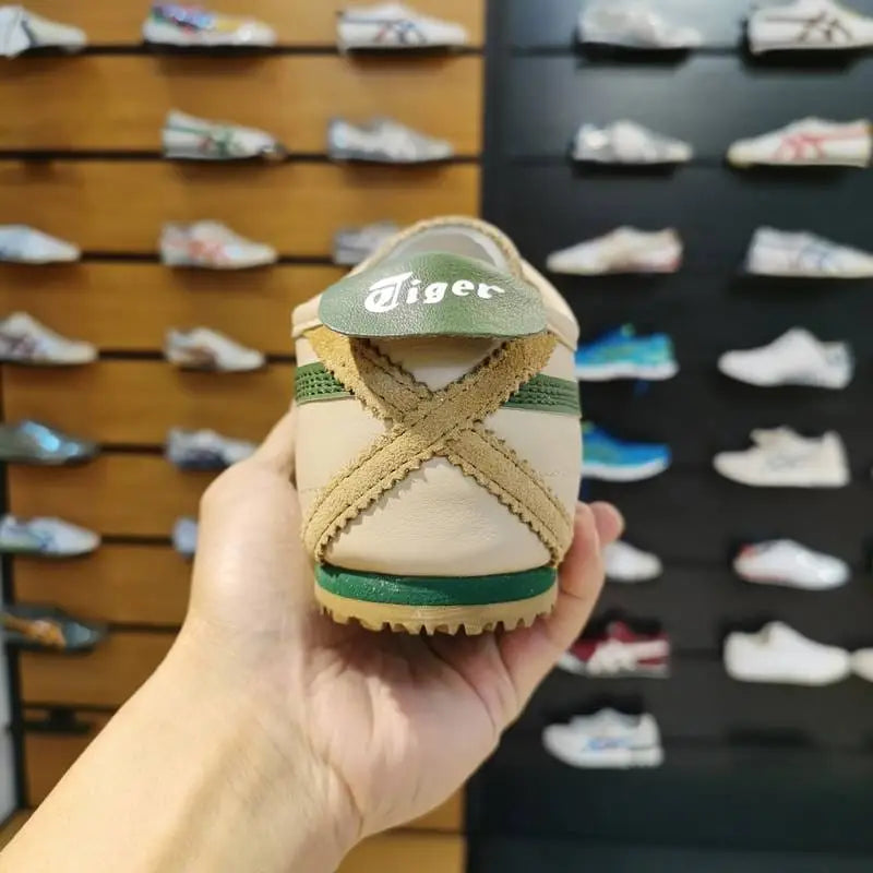 Onitsuk_a Tiger Mexico 66 Beige Grass Green  Mens 7A Premium Quality D-1783 Main image