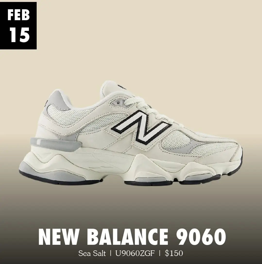 New Balance 9060 SEA SALT RAINCLOUD BLACK Main image