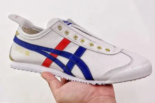 Onitsuka Tiger Mexico 66 Slip On WHITE BLUE GOLD