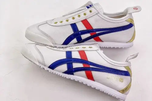 Onitsuka Tiger Mexico 66 Slip On WHITE BLUE GOLD