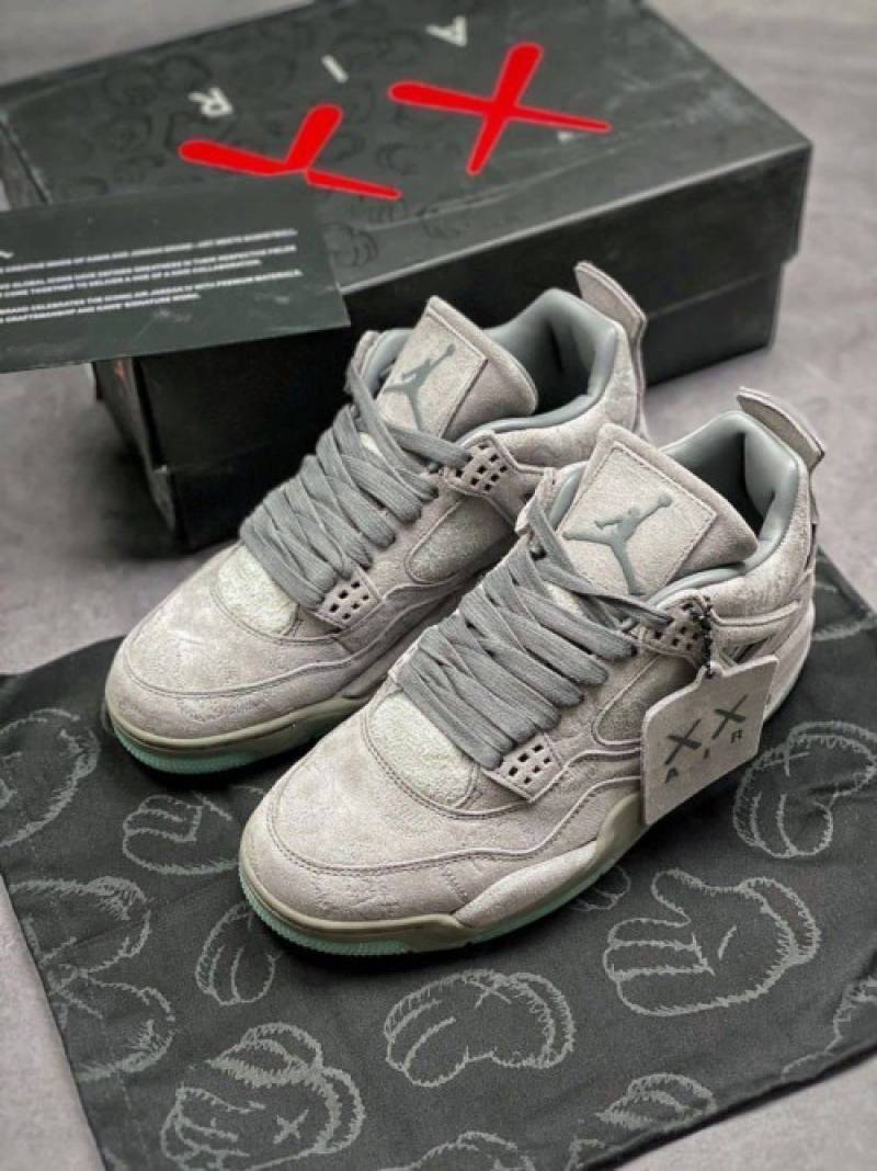 Jordan Retro 4 Kaws Cool Grey Glow In Dark Semi UA Main image