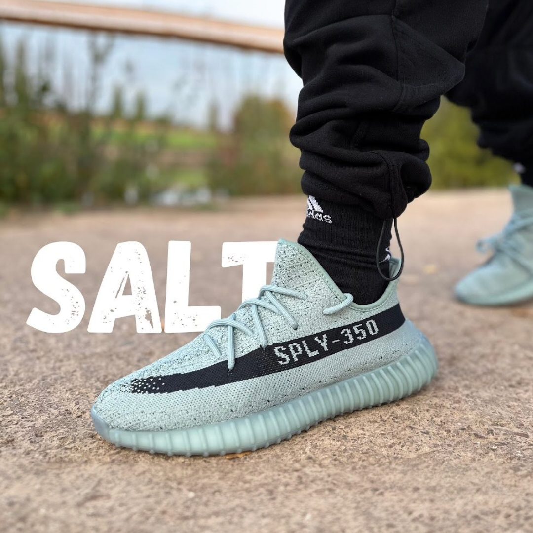 Adidas Yeezy Boost 350 V2 Salt Core Black Semi UA With Full Accessories Main image