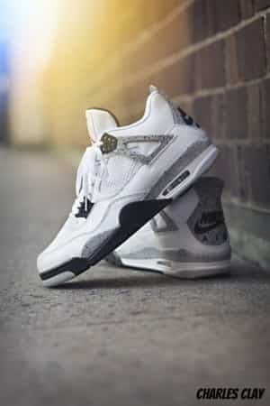 Nike Air Jordan Retro 4 WHITE CEMENT