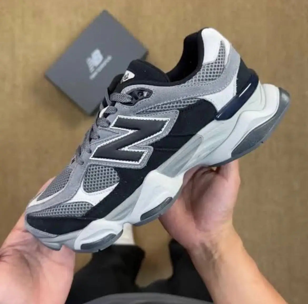 New Balance 9060 GREY BLACK CASTLEROCK Main image