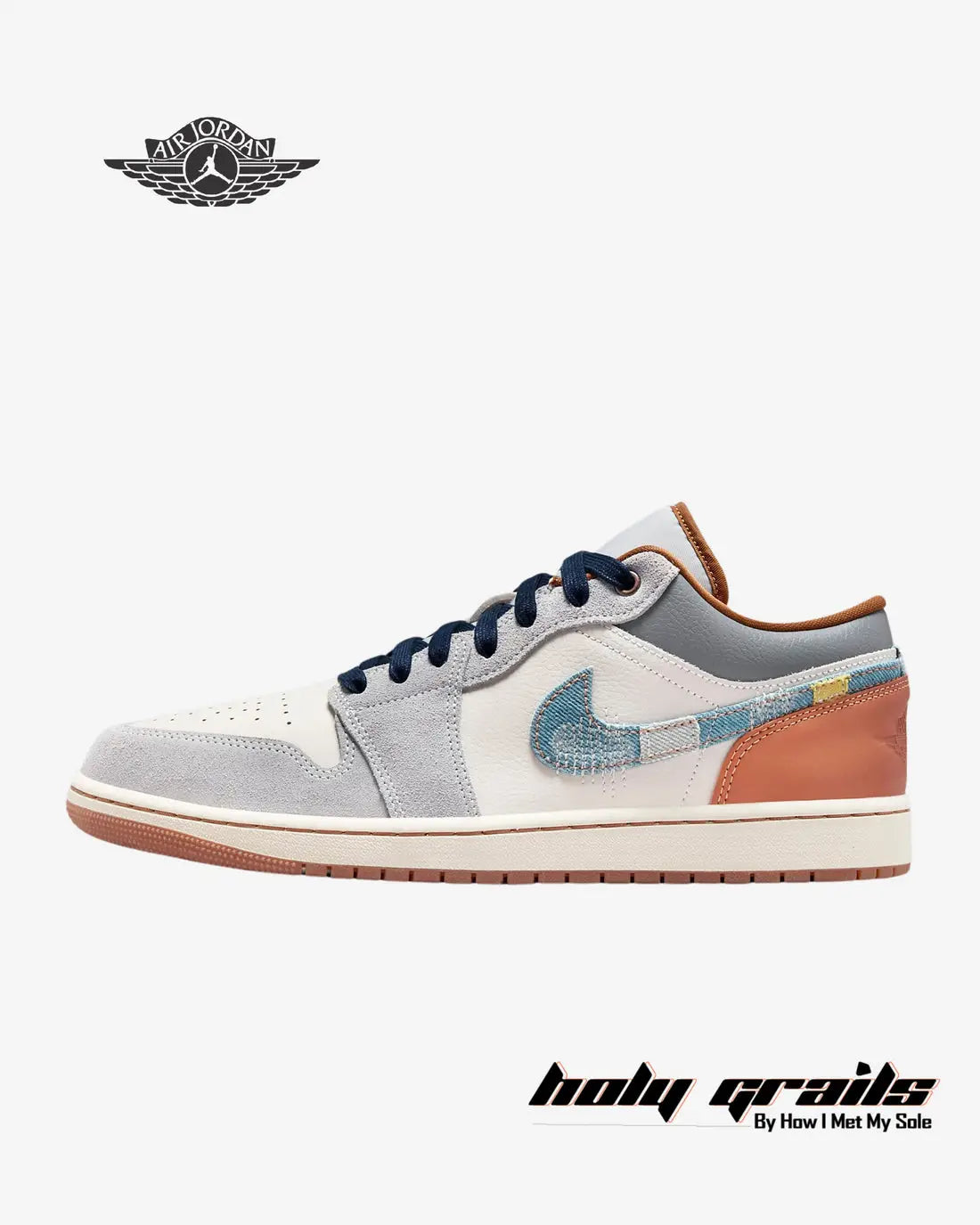 Nike Air Jordan 1 Low SE REPAIRED DENIM SWOOSH Secondary image