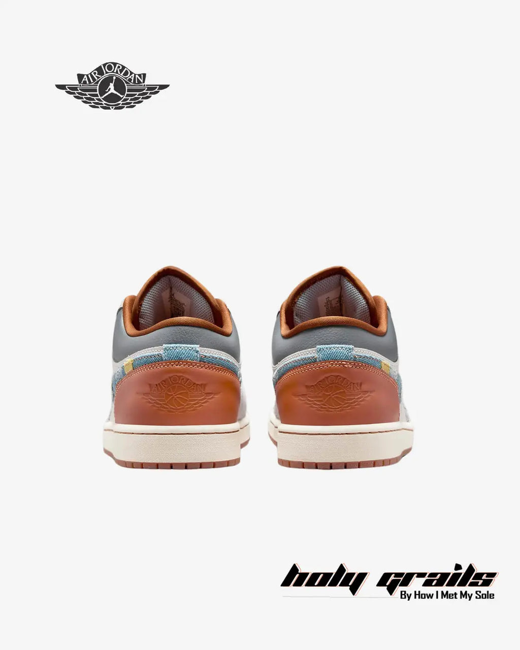Nike Air Jordan 1 Low SE REPAIRED DENIM SWOOSH