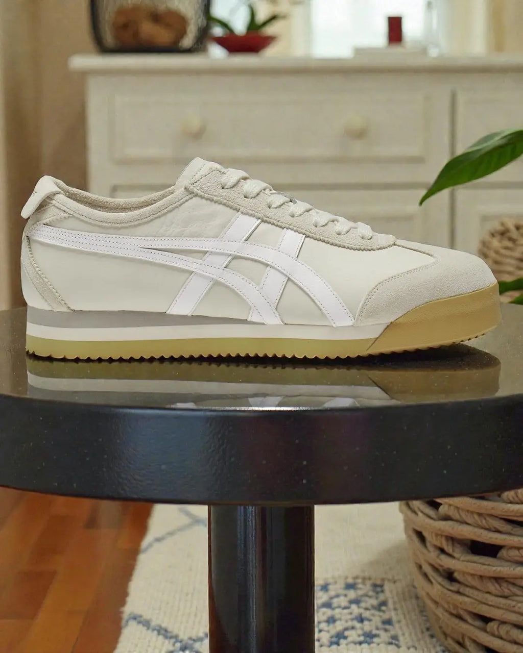 Onitsuka Tiger Mexico 66 PF Cream White 7A Premium Mens Sneakers D-2085