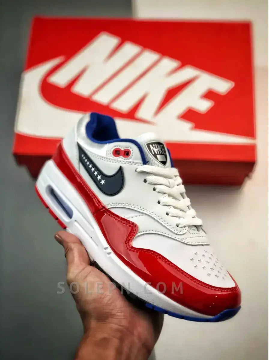 Nike Airmax 1 Golf USA WHITE RED BLUE (FIX) Secondary image